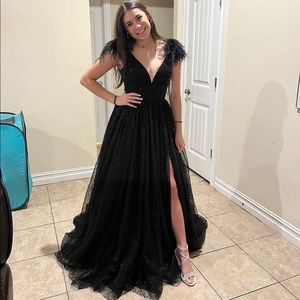 Sherri Hill 55249 black ball gown